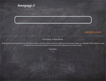 Tablet Screenshot of dannypoggi.it